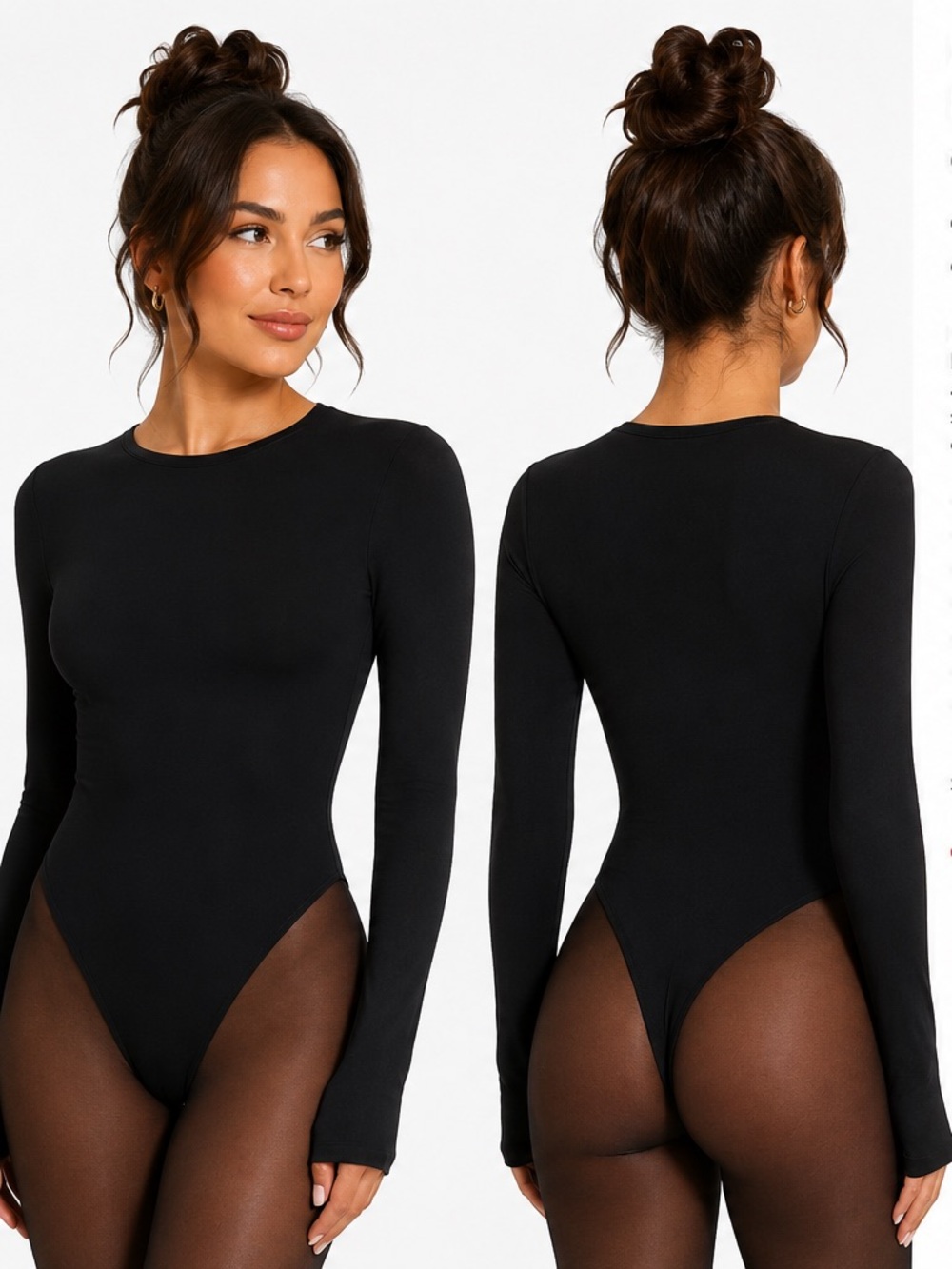 NAKED WARDROBE Long Sleeve Bodysuit
Classic Crew Thong $48
